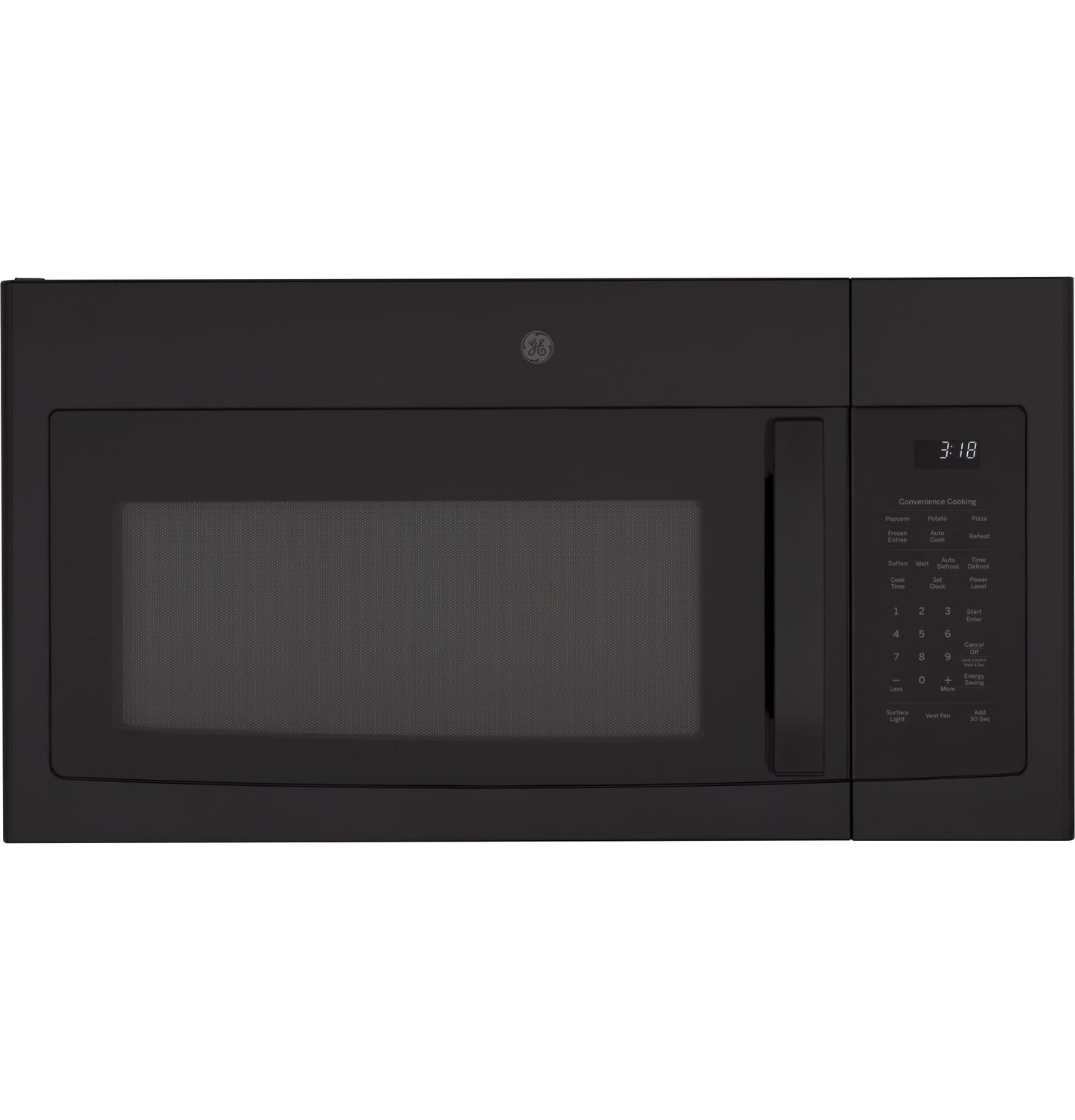 GE® 1.8 Cu. Ft. Over-the-Range Microwave Oven with Recirculating Venting JNM3184DPBB