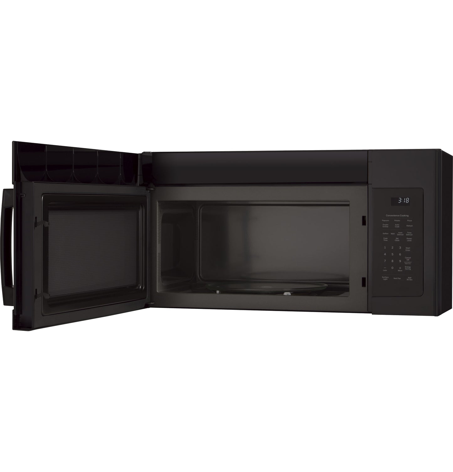 GE® 1.8 Cu. Ft. Over-the-Range Microwave Oven with Recirculating Venting JNM3184DPBB