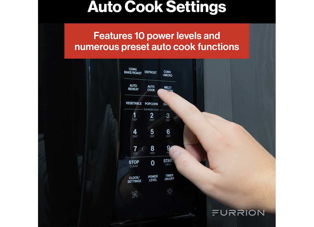 Furrion Over-The-Range Convection Microwave | 1.5 cu ft | Black