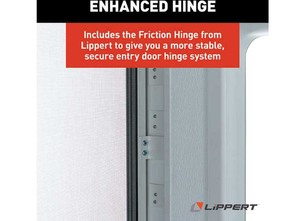 Lippert V000149585 30IN X 72IN RH RV SQUARE ENTRY DOOR POLAR WHITE