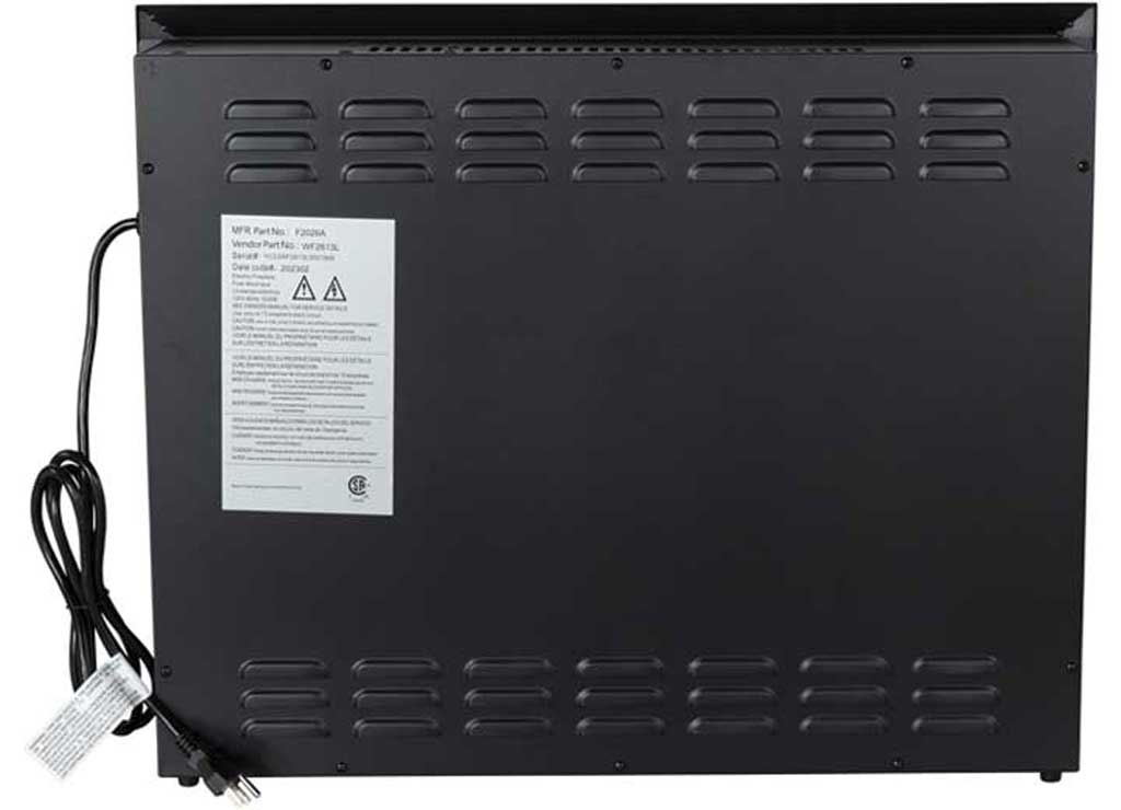 Greystone 26" Curved Electric RV Fireplace | 4,600 BTU | Remote