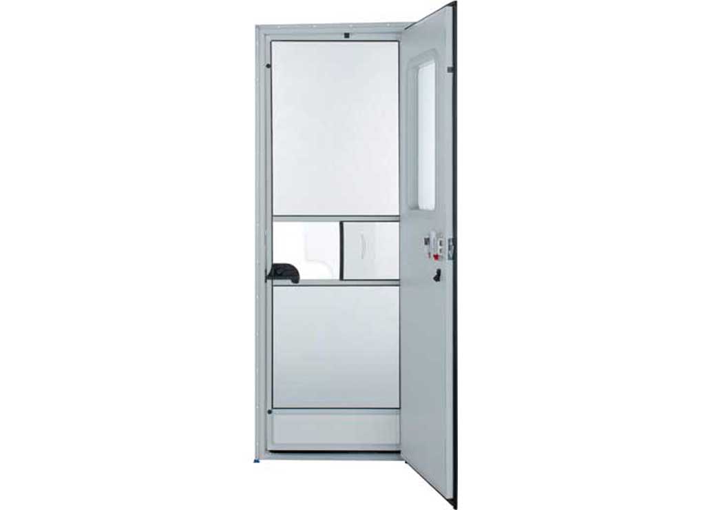 Lippert V000042629 RH Polar White Square Corner Entry Door