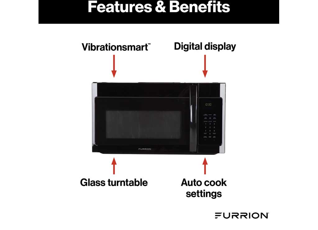 Furrion Over-The-Range Convection Microwave | 1.5 cu ft | Black