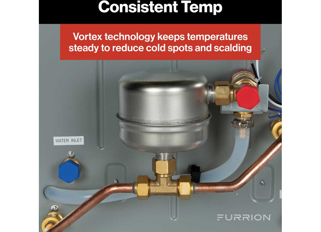 Furrion Tankless RV Water Heater | 60K BTU | 2.4 GPM | Antifreeze