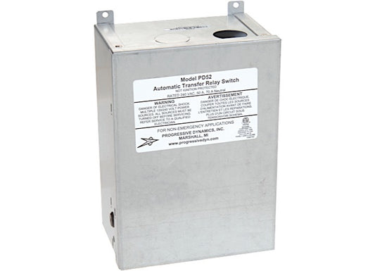 Progressive Dynamics #PDYPD52V 240 VAC 50 AMP Auto Transfer Switch PD52V