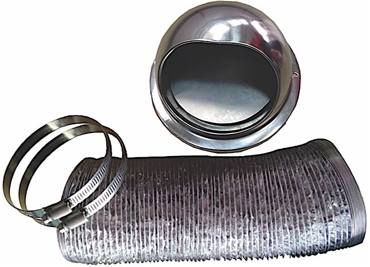 Pinnacle | Outside Vent Kit | 18-1064 | with Damper | Stainless