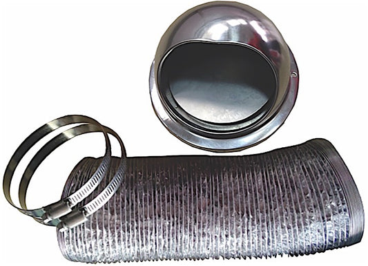 Pinnacle | Outside Vent Kit | 18-1064 | with Damper | Stainless