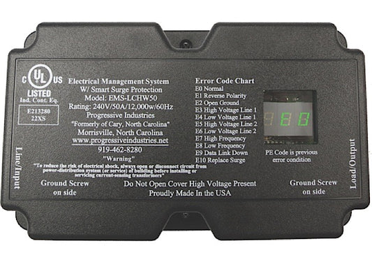 Progressive Industries 50 Amp Permanent Electrical Management System EMS-LCHW50