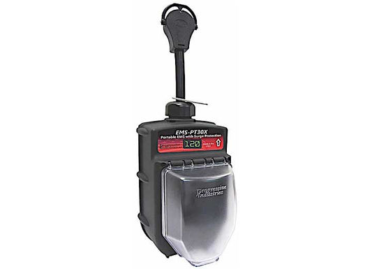 Progressive Industries | Portable RV EMS Surge Protector | EMS-PT30X | 30 Amp
