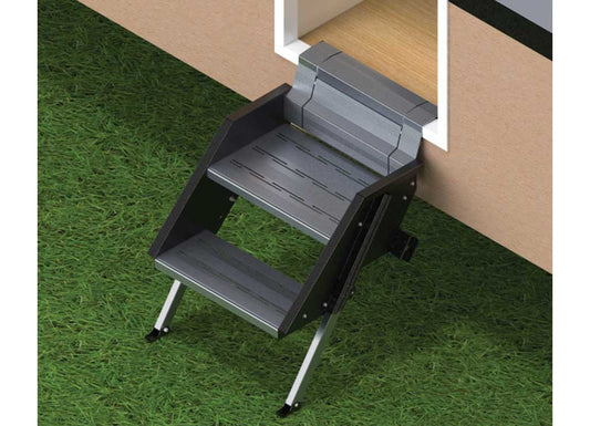 Suburban RV Stow Away Steps 2-Step Model Narrow 4101A