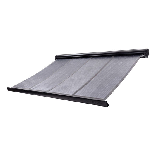 Girard GG 750 Solar Fabric RV Awning | Black | Right-Hand Motor