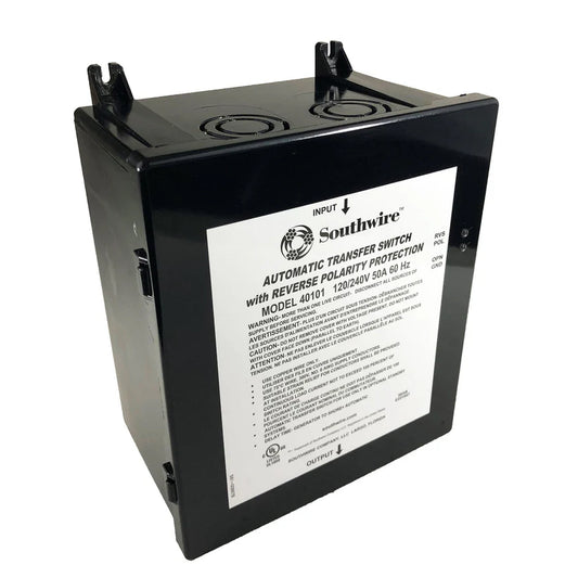 Southwire 50A RV Automatic Transfer Switch | 40101-001 | 120/240V