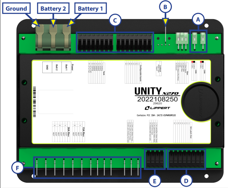 Lippert Unity X270 Platinum Control Board | 2022108250
