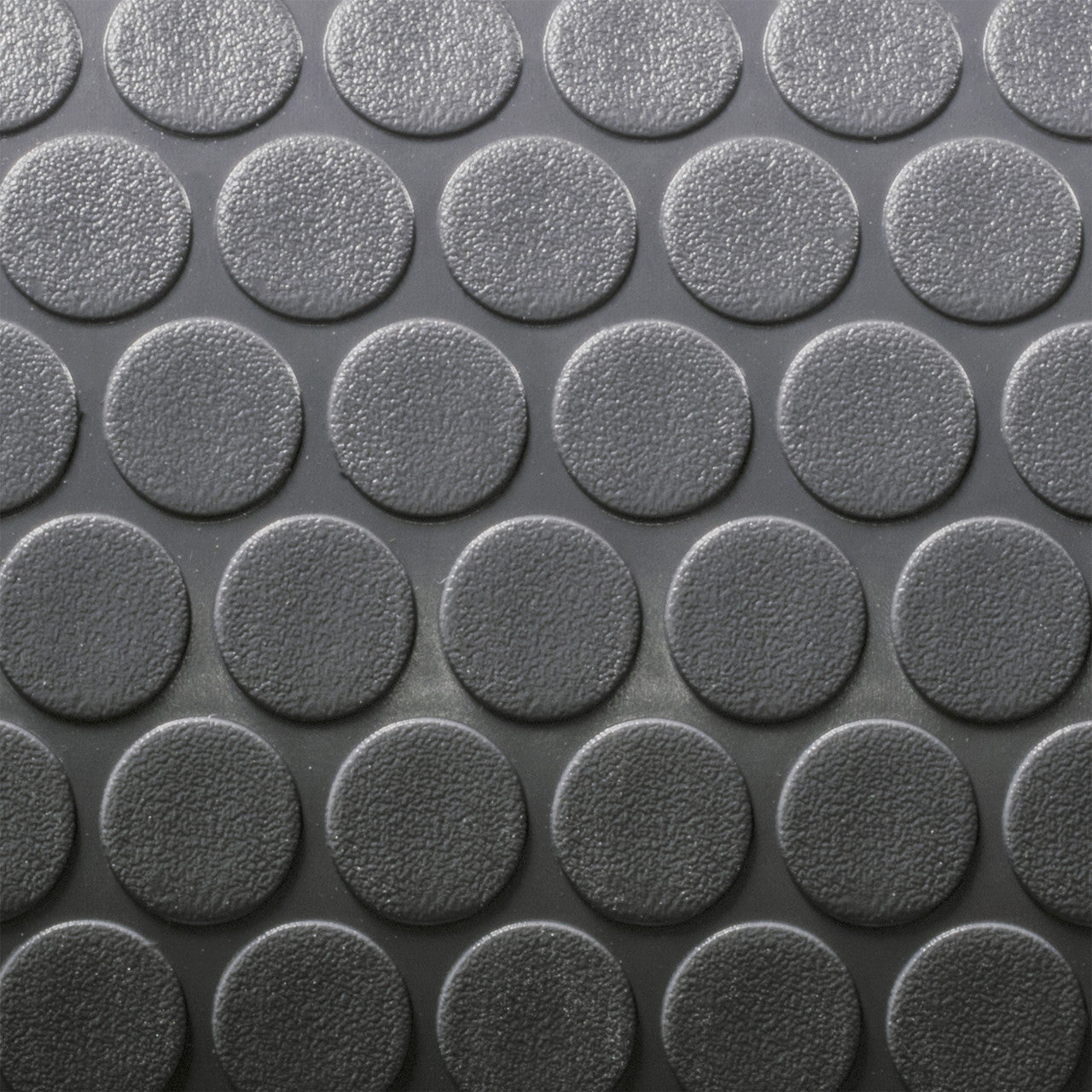 8' 6" Nickel Coin Pattern Non-Slip RV Flooring Gray