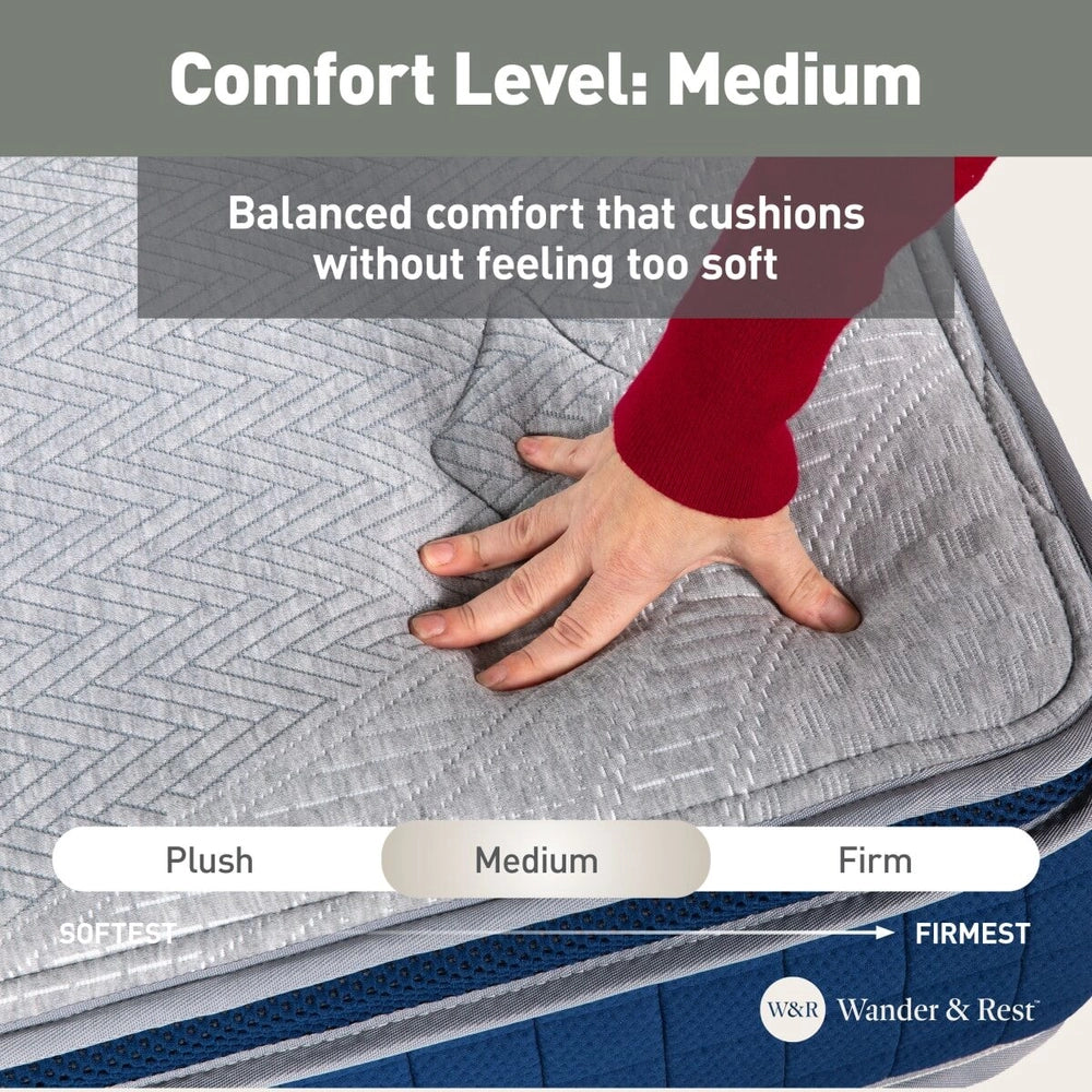 Wander & Rest™ by Lippert Comfort RV Mattress - Short/Queen - Narrow/King