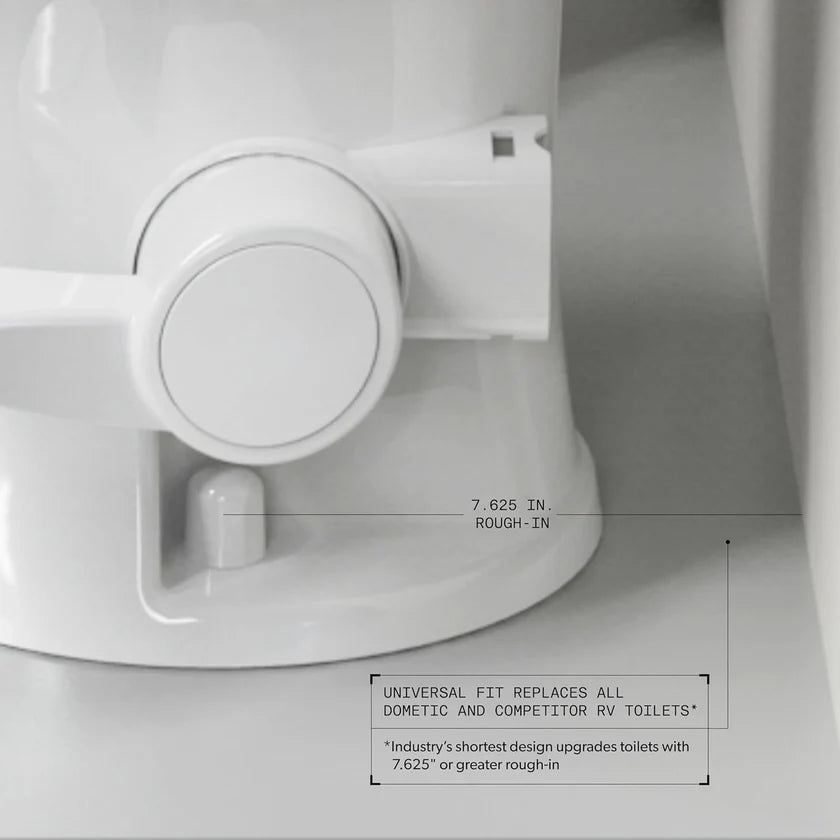 Dometic | 401 RV Toilet | 9610008278 | White | Low Profile