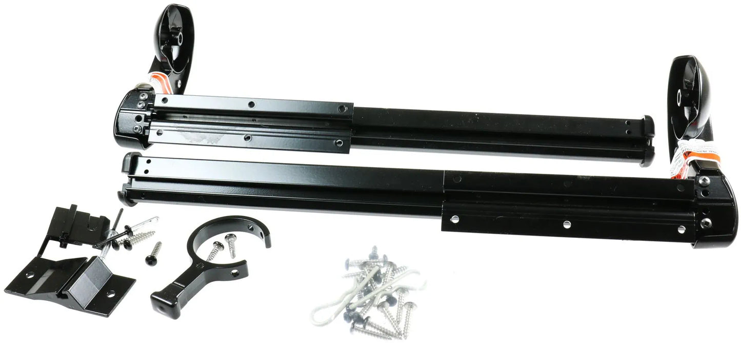 Dometic Awning Short Slide-Out Topper Black Bracket Hardware Kit 9800018.402U