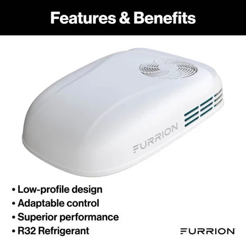 Furrion Chill Cube 15K Low-Profile Ducted RV A/C w/ Heat Pump | White
