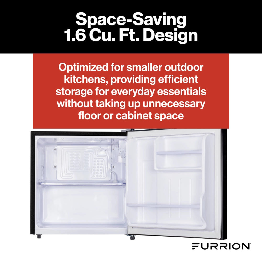 Furrion 12V fridge angle view