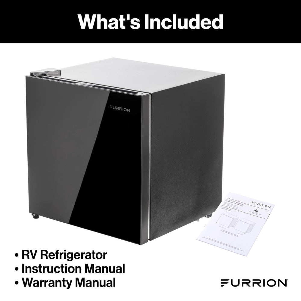 Furrion 12V fridge shelf detail