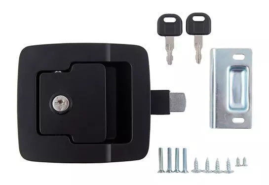 Fastec slam baggage door lock 015-246219 black