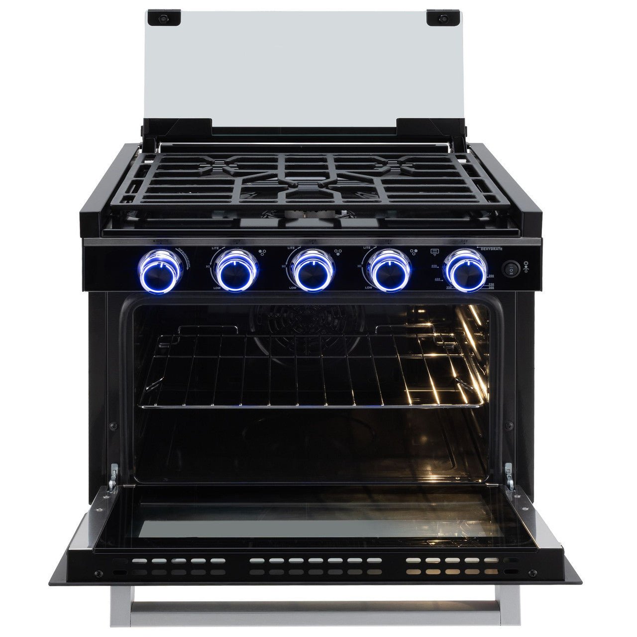 Suburban RV Gas Range + Air Fryer | 3907A | 17" | Triple Burner