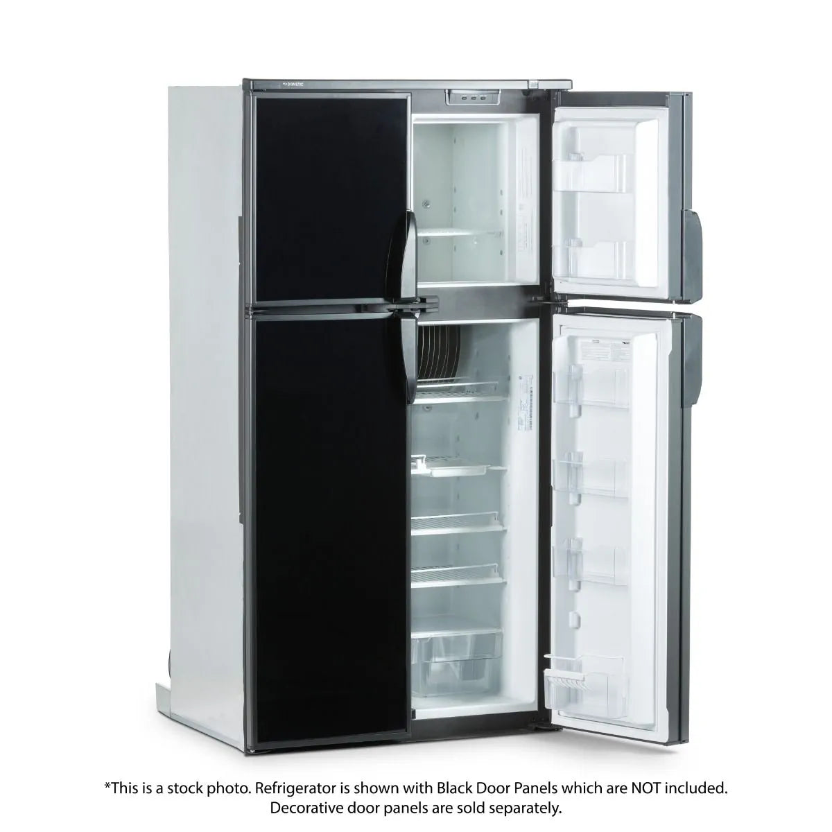 Dometic RM1350SLM Elite Slim 13 Cu Ft 2-Way RV Refrigerator | 4-Door Black
