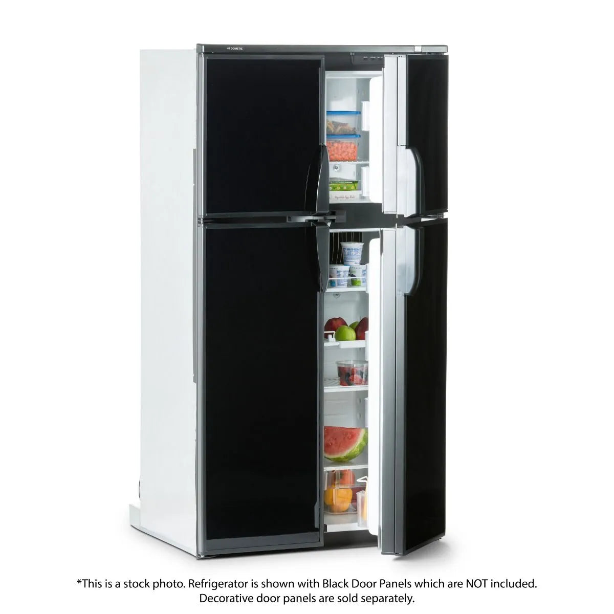 Dometic RM1350SLM Elite Slim 13 Cu Ft 2-Way RV Refrigerator | 4-Door Black