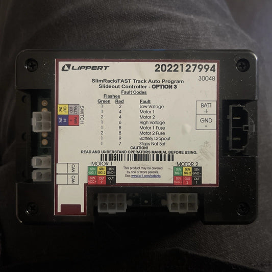 Lippert Slim Rack/Fast Track Auto Program Slide Out Controller Option 3 30048 2022127994