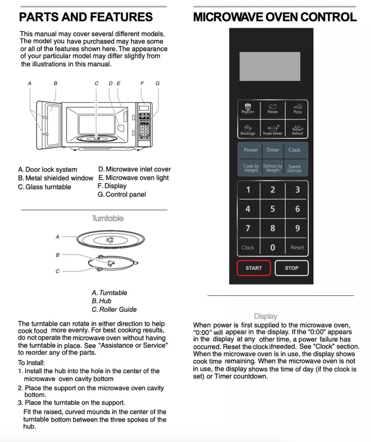 Magic Chef MCG992ARS RV Microwave .9 cubic Stainless Steel Microwave 900 Watt