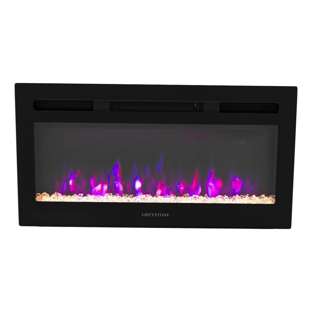 Furrion Greystone Electric Fireplace with Crystals | F31-18A | 5,300 BTU
