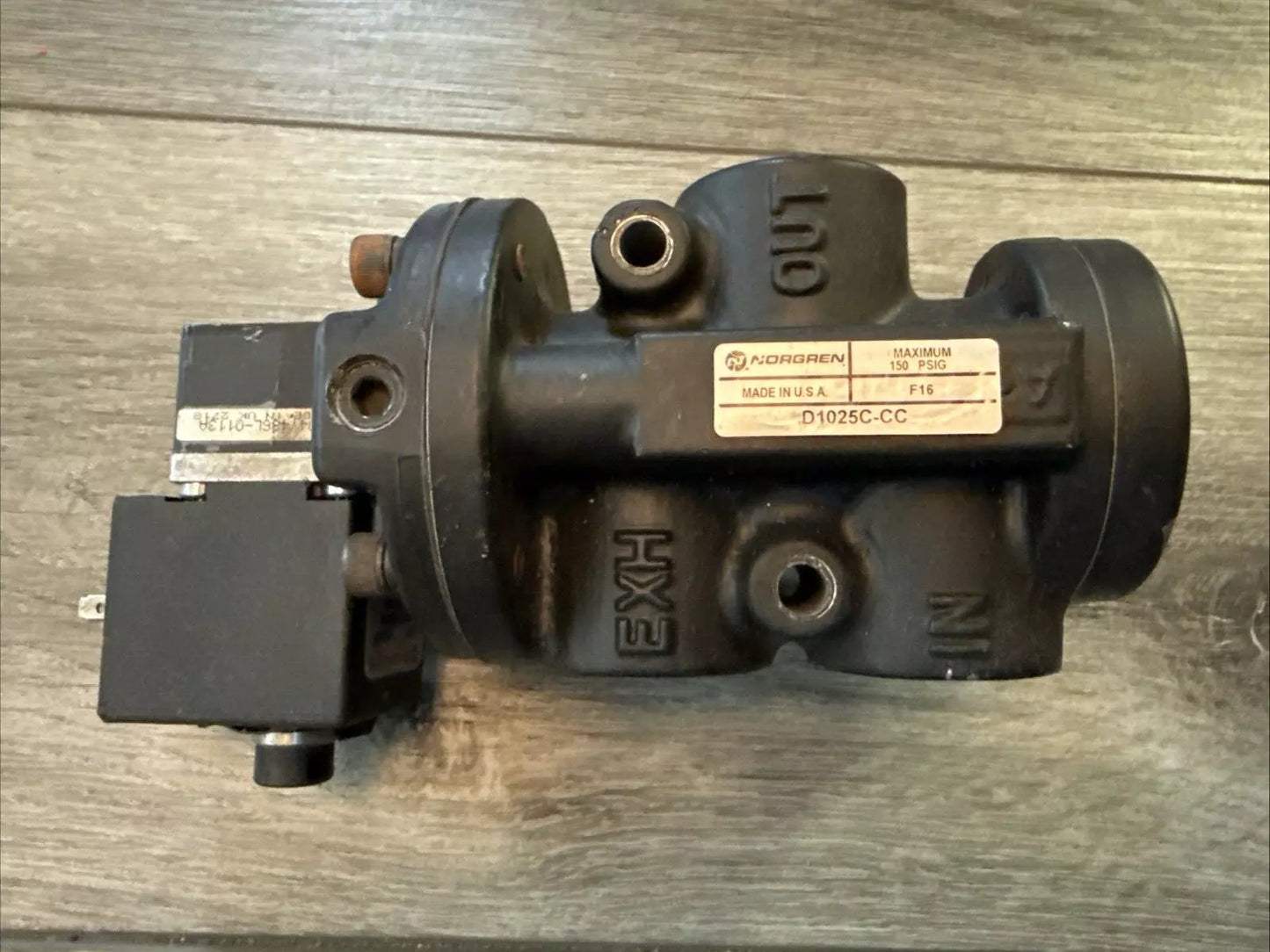 Norgren D1025C-CC Directional Control Poppet Valve 150 PSIG F16