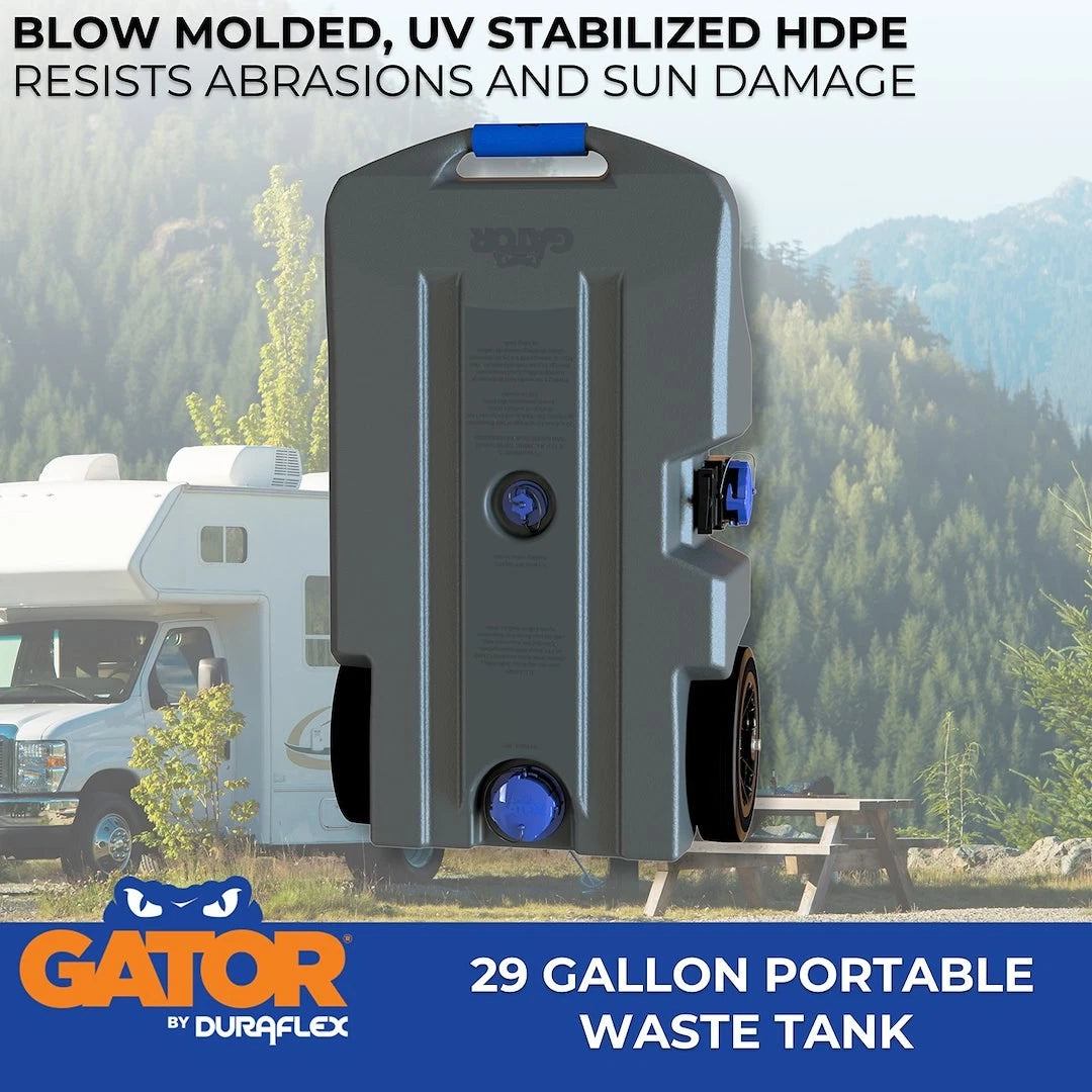 Duraflex Gator® Portable Waste Holding Tank | 21903G | 29 Gal | 2WH