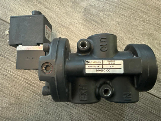 Norgren D1025C-CC Directional Control Poppet Valve 150 PSIG E20