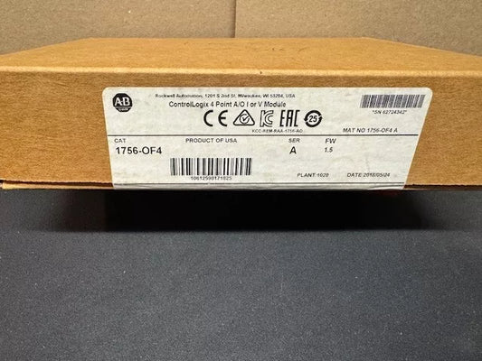 AB Allen Bradley 1756-OF4 SER A ControlLogix 4 Pt A/O I or V Module NEW