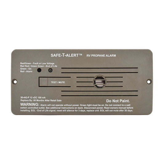 MTI Safe-T-Alert Propane Leak Detector | 30-442-P-BR | 12V | Brown