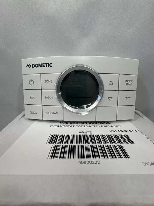 Dometic 3314082.011 OEM Comfort Control Center CCC2 White Wall Thermostat CCCII
