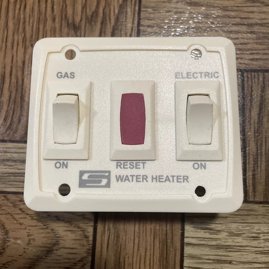 Suburban RV Gas-Electric Water Heater Wall Power Switch 232882 CREAM