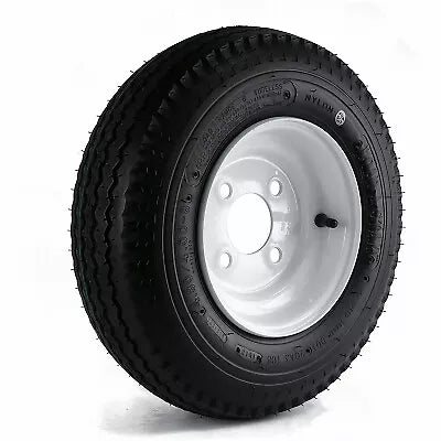 Load Star Trailer Tire + Wheel Assembly | 4.80/4.00-8 | 4-Lug