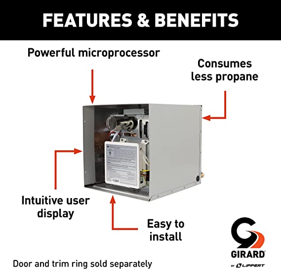 Girard GSWH-2 Tankless RV Water Heater | 42,000 BTU | Digital