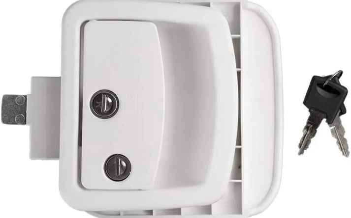 Fastec Latch Fastec White Paddle Door or Baggage Door Latch – The RV Surplus